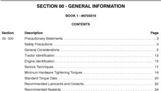 New Holland TV140 Tractor Complete Service Manual
