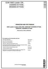 TM13115X19 - John Deere 624K 4WD Loader (SN.C658065-677548;D658065-677548) Diagnostic Service Manual