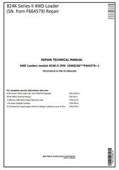 TM13226X19 - John Deere 824K Series II 4WD Loader (SN. from F664579) Service Repair Technical Manual