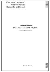 TM404619 - John Deere 630C, 640C, 645C Hay and Forage Windrow Pickups All Inclusive Technical Manual